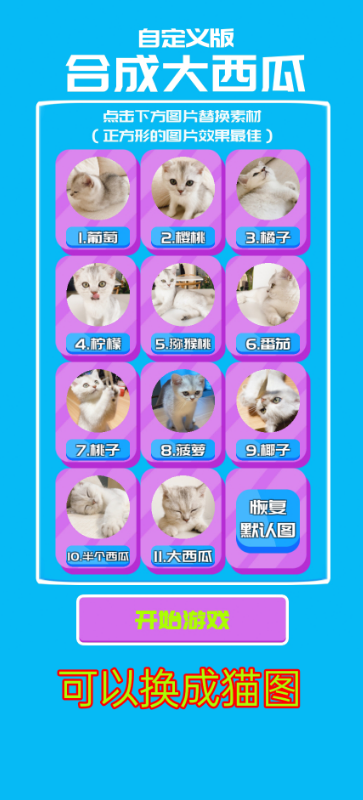 自定义合成大西瓜测试版电脑版