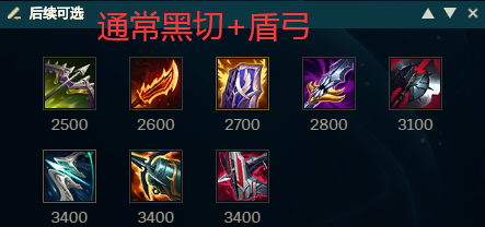 老鼠出装顺序