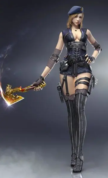 穿越火线女角色去掉所有服装