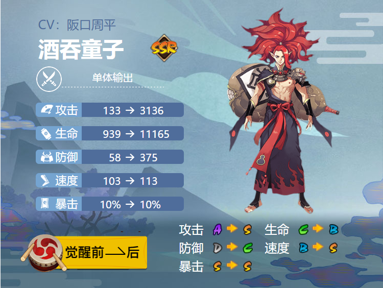 酒吞童子御魂搭配