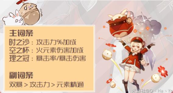 原神可莉角色攻略可莉圣遗物搭配选择