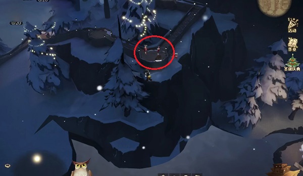 哈利波特魔法觉醒彩蛋雪人位置在哪？