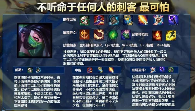 英雄联盟:阿卡丽怎么玩?阿卡丽玩法详解