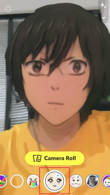snapchat动漫滤镜在哪