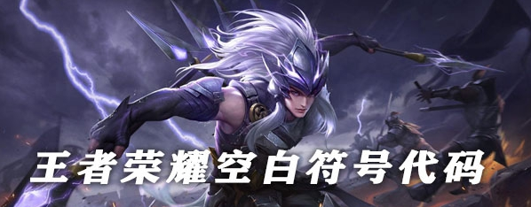 王者荣耀空白符号代码复制粘贴