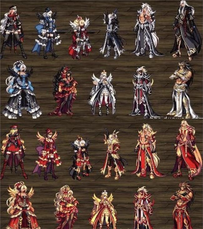 dnf天空套1到12套外观图片大全分享