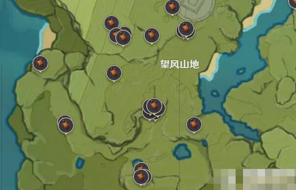 原神2.6百货奇货第二天材料分布图