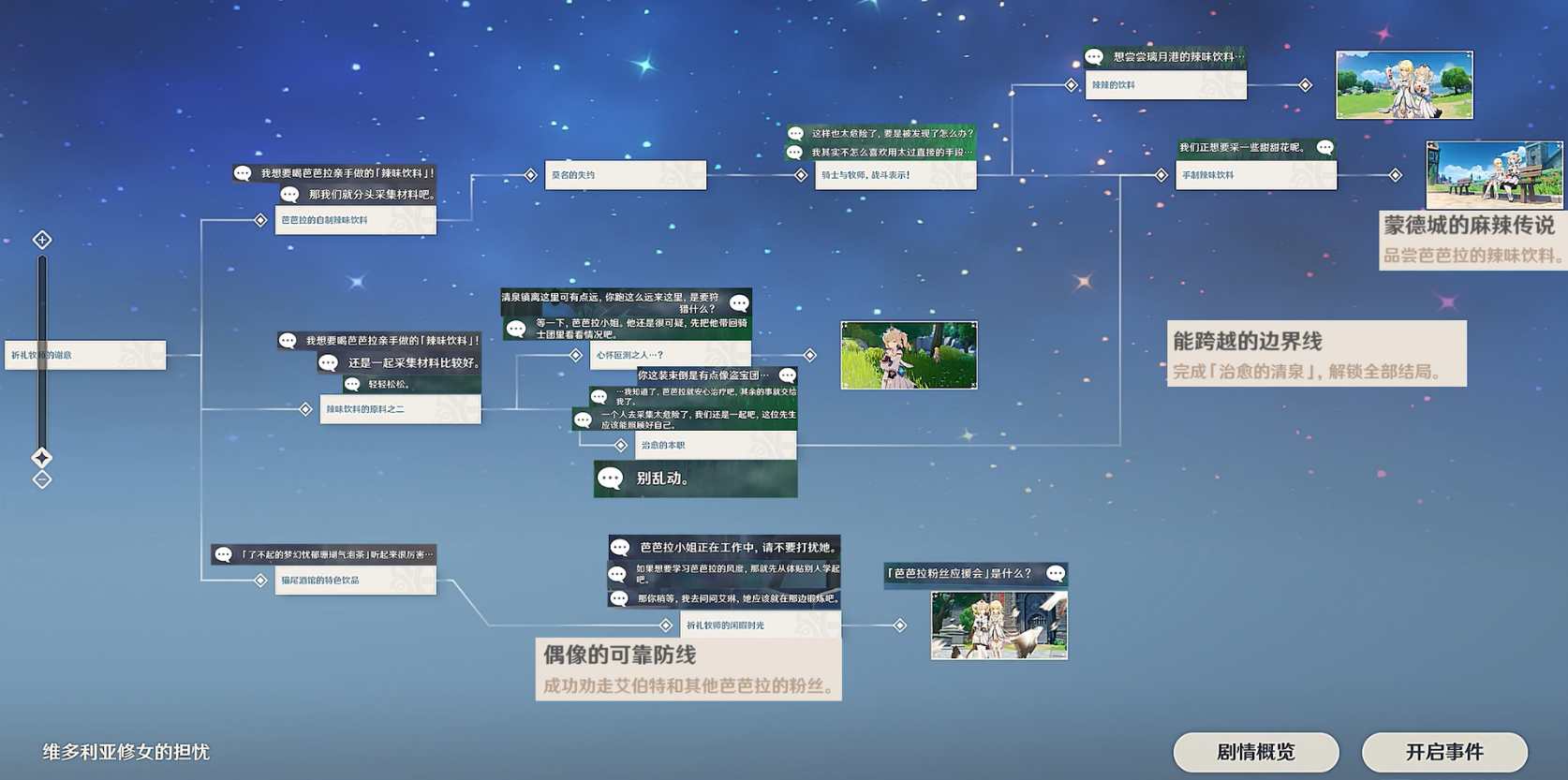 芭芭拉邀约任务全结局攻略 芭芭拉邀约任务隐藏任务