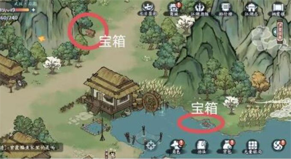 方寸对决栖霞镇江湖志宝箱详细坐标地址图文介绍一览