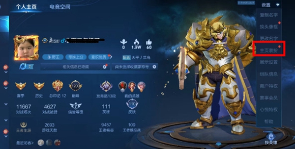 王者荣耀主页装扮怎么获得4