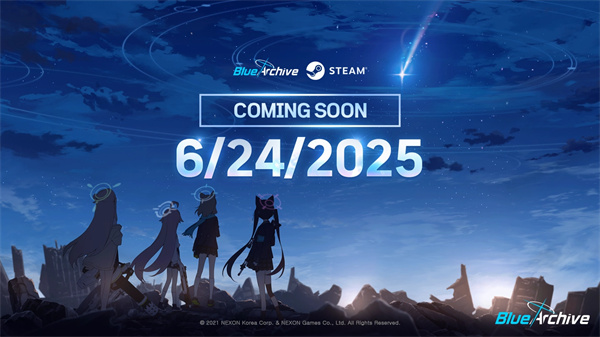 蔚蓝档案Steam版6月24日上线2