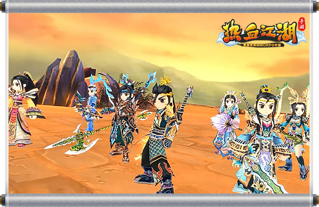 《热血江湖手游》今日全平台公测 热血宣传片曝光